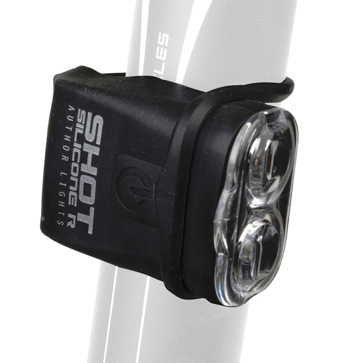 Ліхтар мигалка задній Author Shot SILICONE R  (black/clear-lens)
