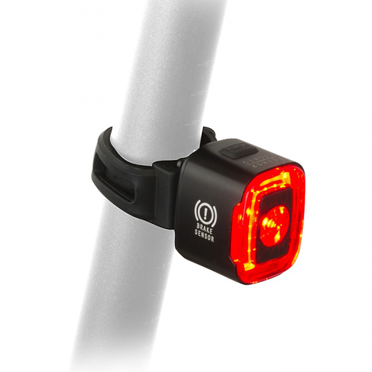 Ліхтар стоп задній Author Cubus/Brake USB CobLed 70 lm Alloy чорний/червона лінза