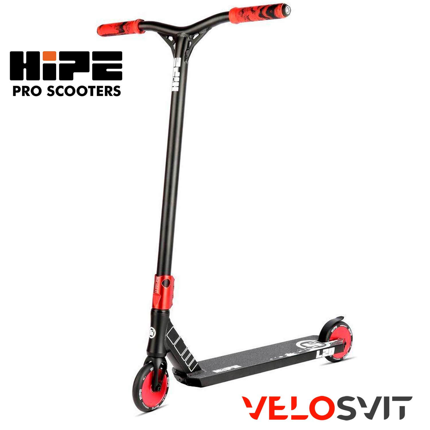 Самокат трюковий Hipe L20 Black/Red