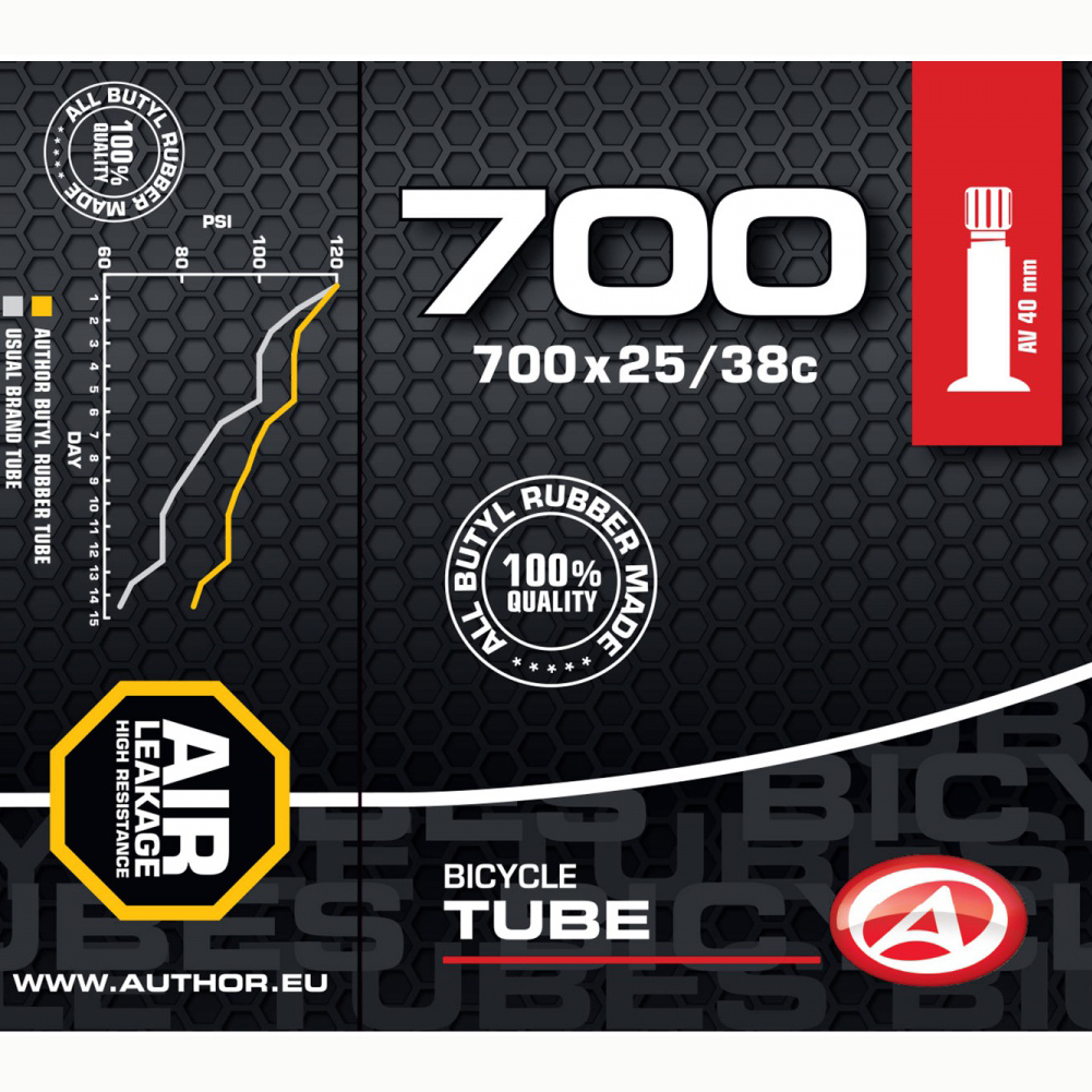 Велокамера Author AT-CROSS-700C AV40 700x25/38C