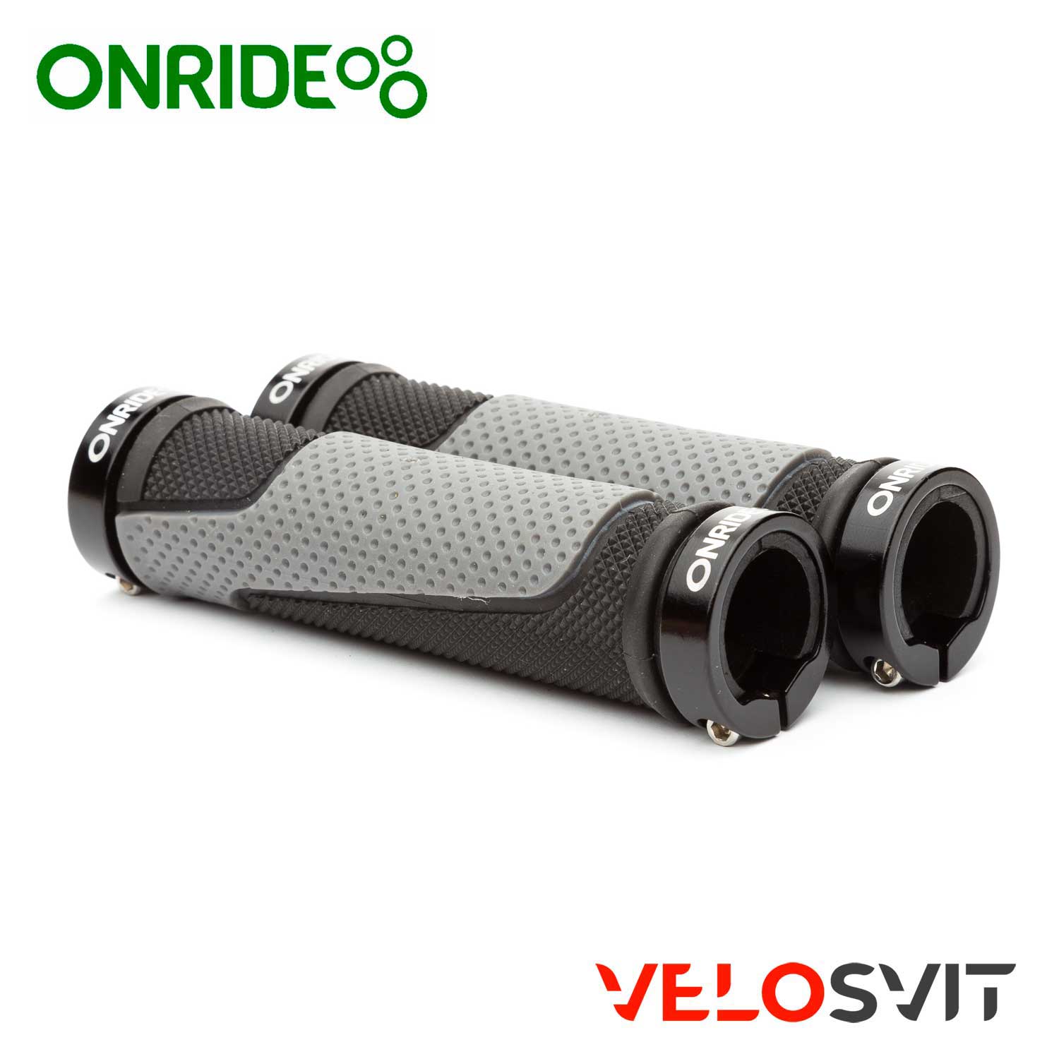 Ручки руля ONRIDE DualGrip. Чорний/Сірий