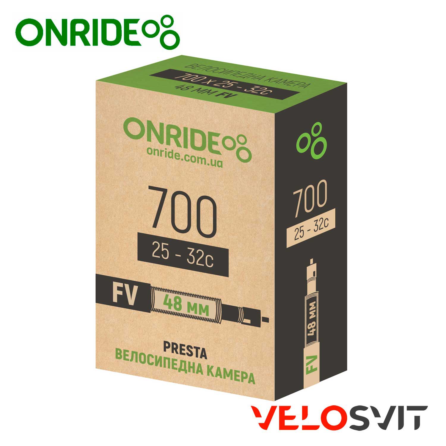 Камера ONRIDE 700x25/32С FV 48
