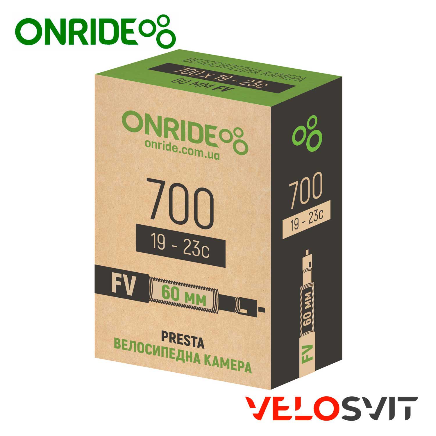 Камера ONRIDE 700x19/23С FV 60