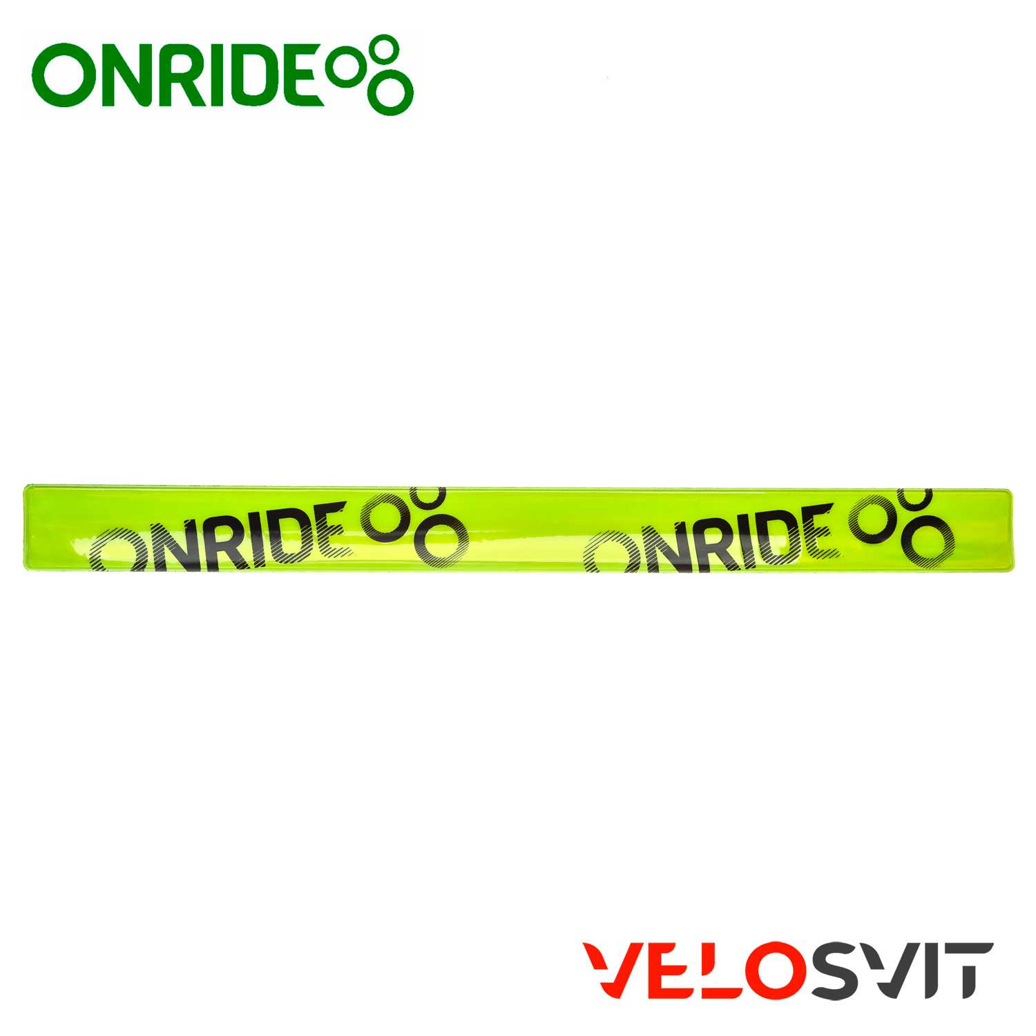 Світловідбиваюча смужка ONRIDE Класік 3х34см жовта