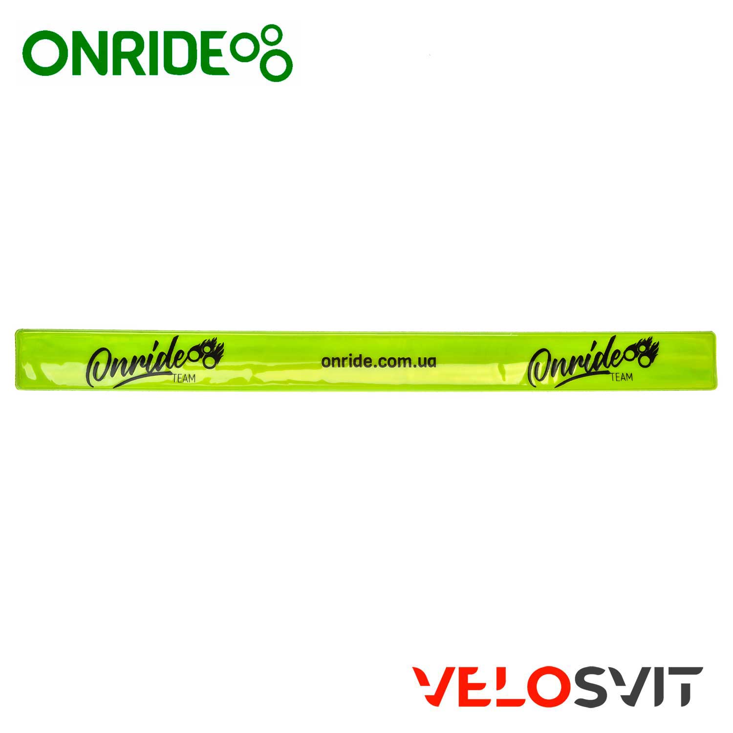 Світловідбиваюча смужка ONRIDE Тім 3х34см жовта