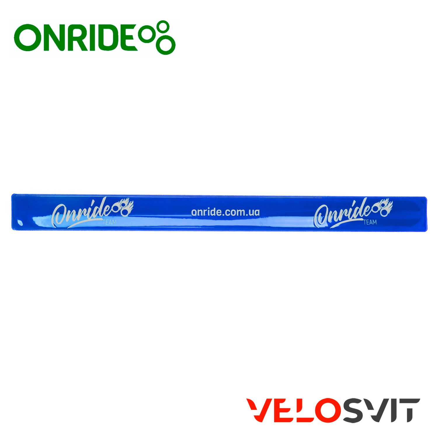 Світловідбиваюча смужка ONRIDE Тім 3х34см синя