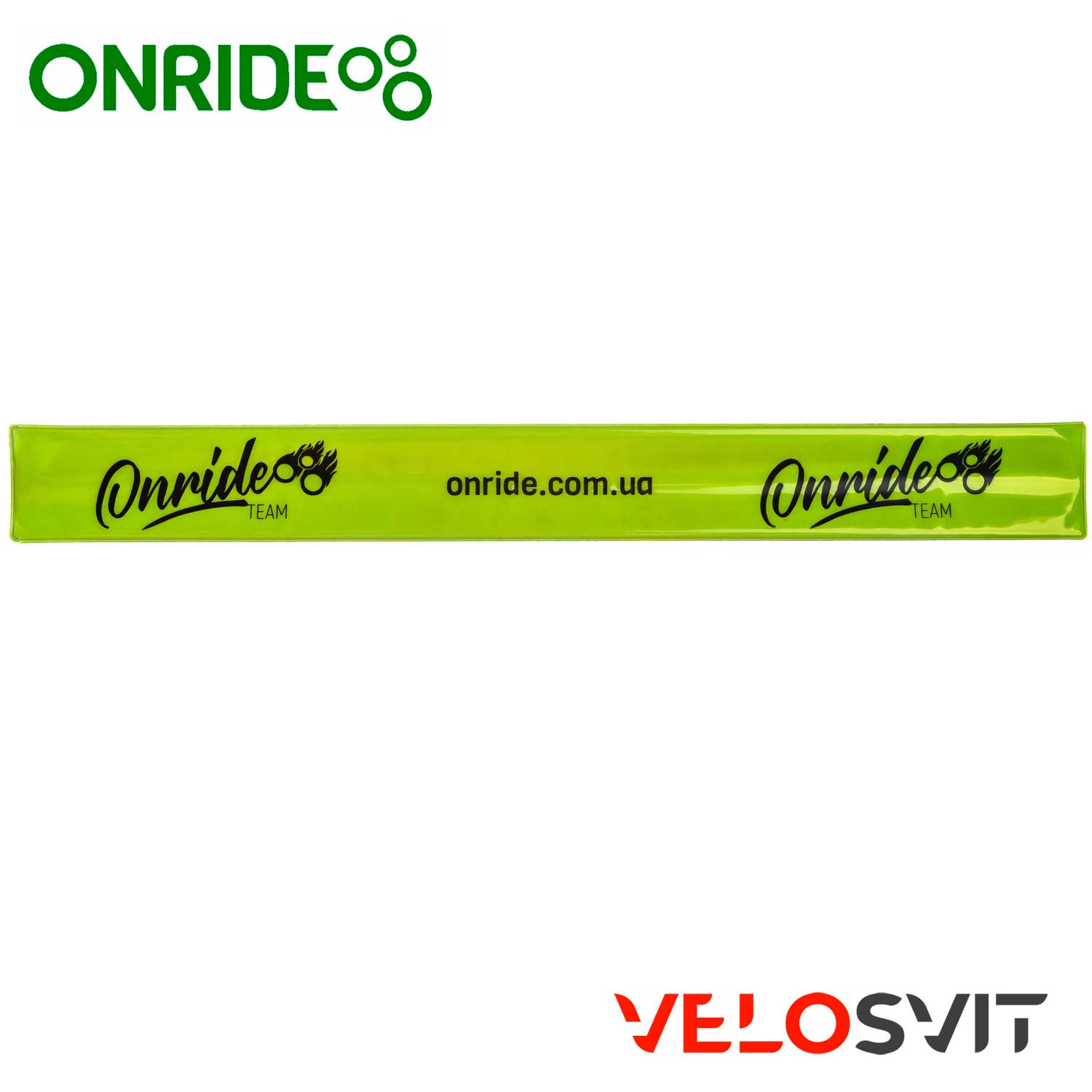 Світловідбиваюча смужка ONRIDE Тім 4.5х40см жовта
