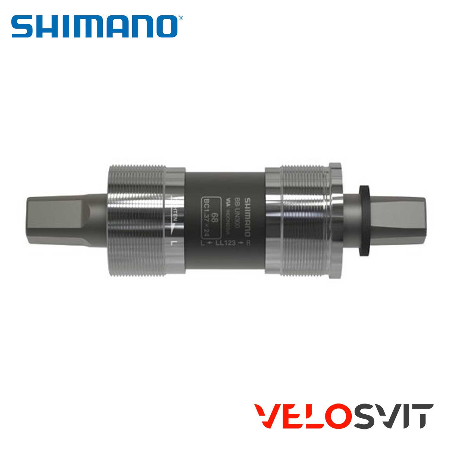 Каретка SHIMANO BB-UN300 BSA 68x122.5мм (123 мм)