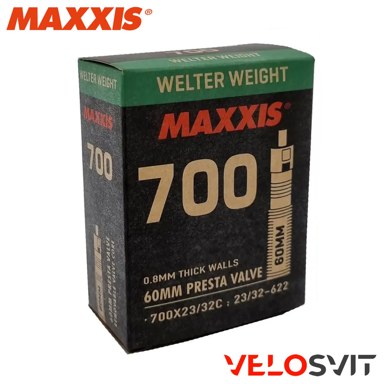 Камера Maxxis Welter Weight 700x33/50C FV L:60mm (EIB00137400)