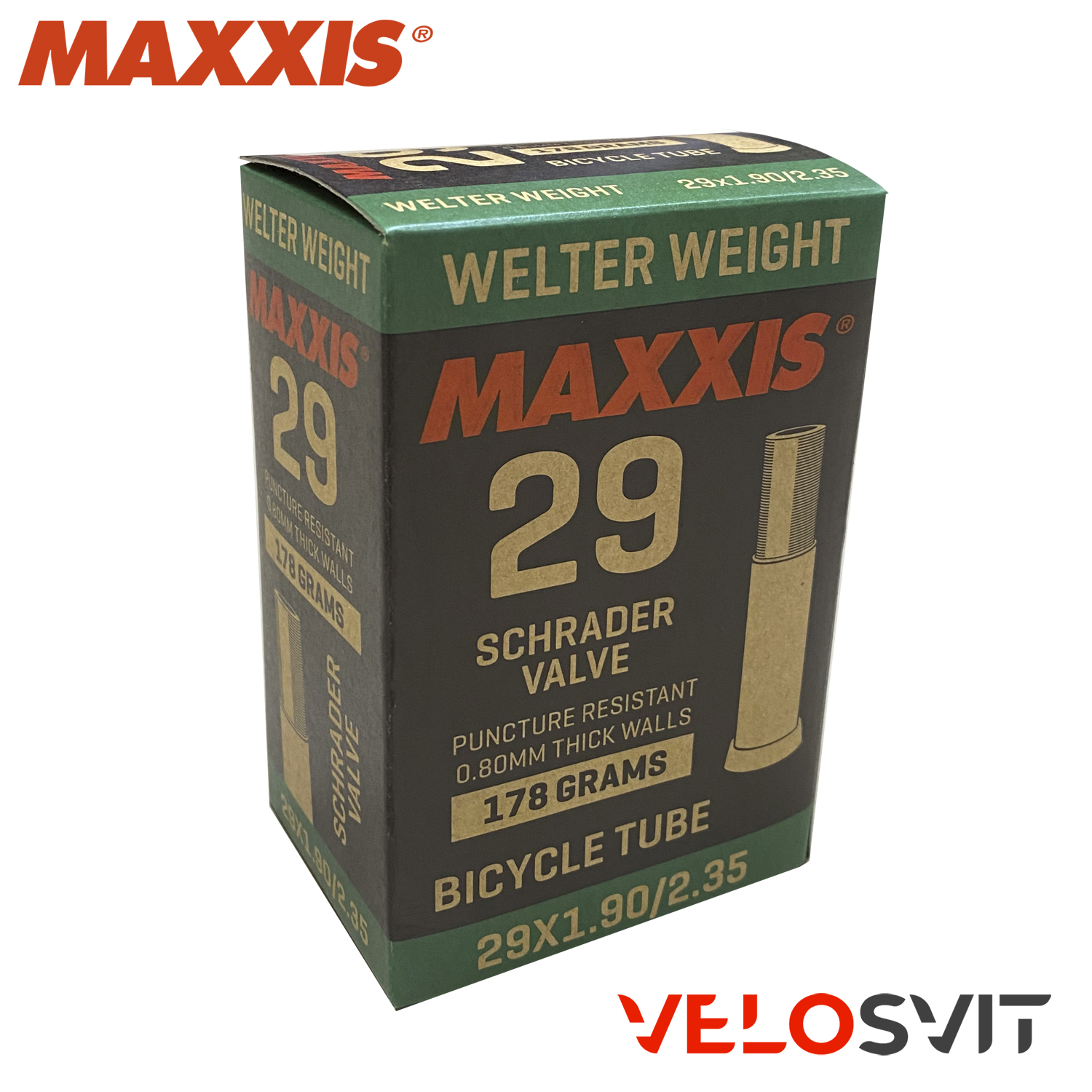 Камера Maxxis Welter Weight 29x1.90/2.35 AV (IB96822500) (4717784024943)