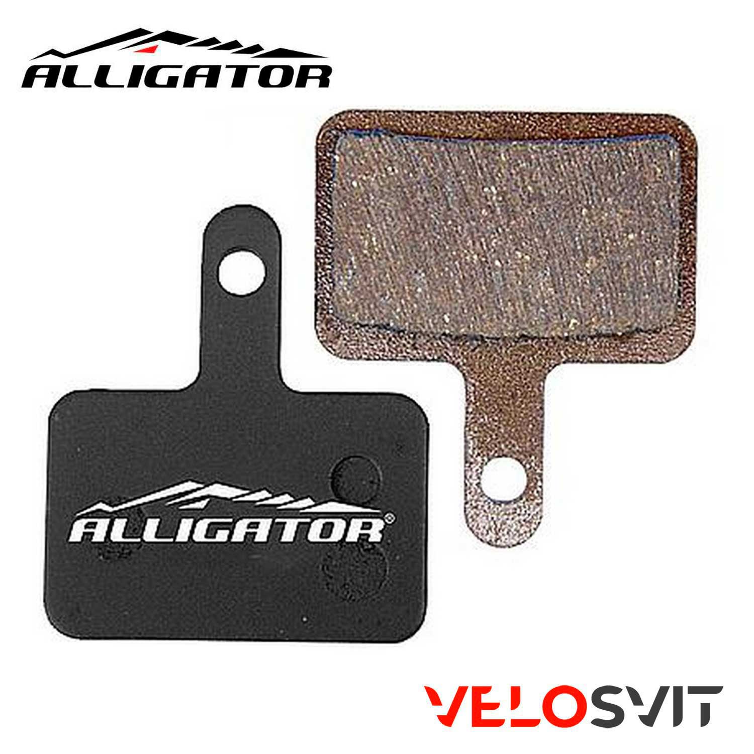 Гальмівні колодки Alligator для Shimano MT200/M475/M525 напівметалічні