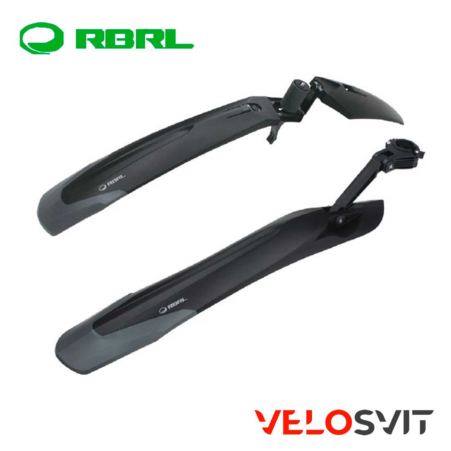 Крила RBRL RL-910FR 24"-29" чорний комплект
