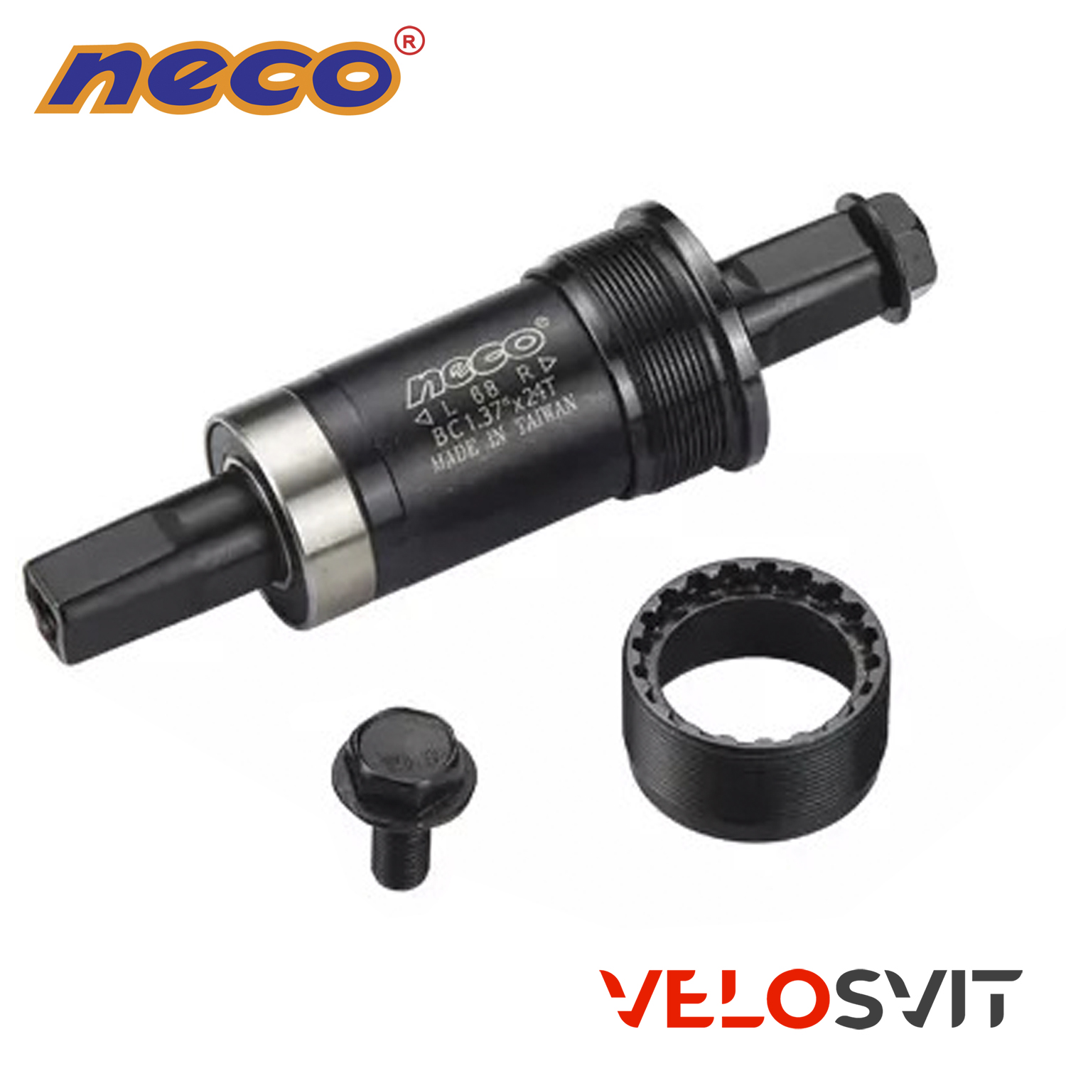 Каретка NECO B910/122.5 BK