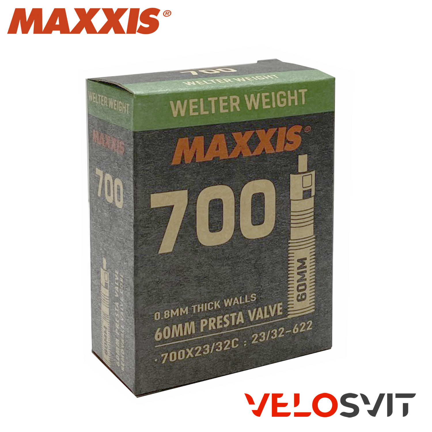 Камера Maxxis Welter Weight 700x23/32C FV L:60мм (EIB00136200)