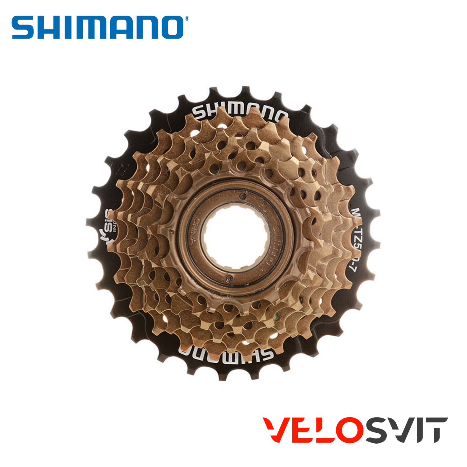Зірки задні з тріскачкою SHIMANO MF-TZ500-7